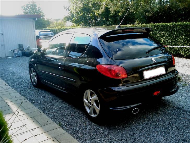 Peugeot 206 S-Line Griffe - skråt bagfra med supersprint og tonede ruder billede 2