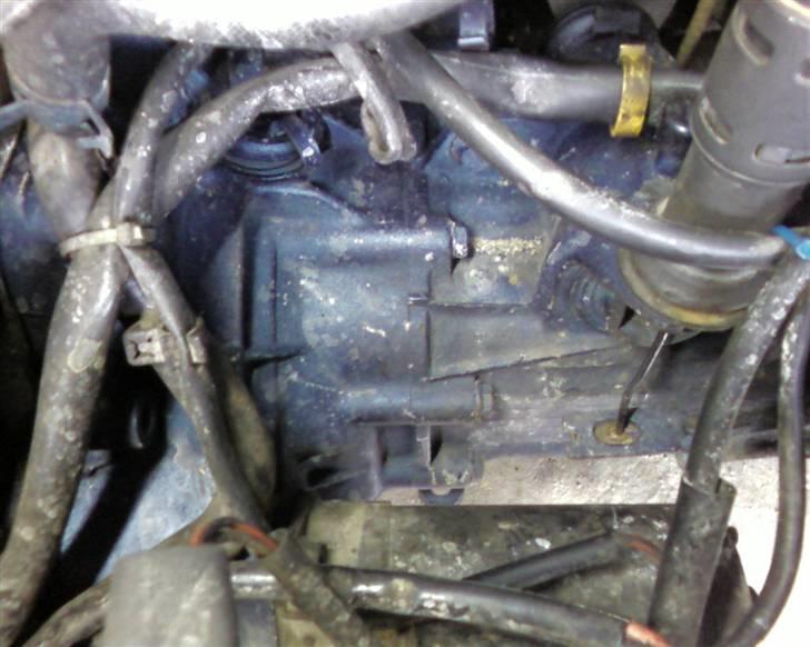 VW Golf - gear kasse malet blå billede 3