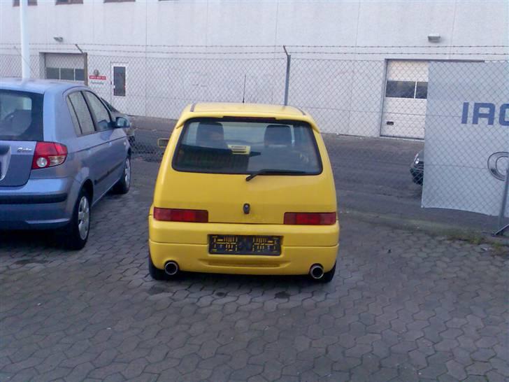 Fiat cinquecento  =solgt= - inde jeg fik den  billede 4