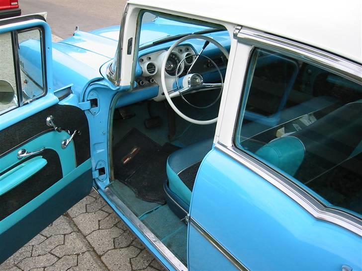 Chevrolet Bel Air  - Læg mærke til de rigtige originale måtter som er en stor sjældenhed i dag billede 14