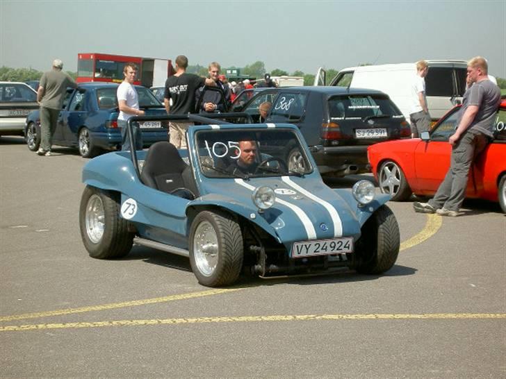 VW Buggy til salg - nu er den blå med striper billede 4