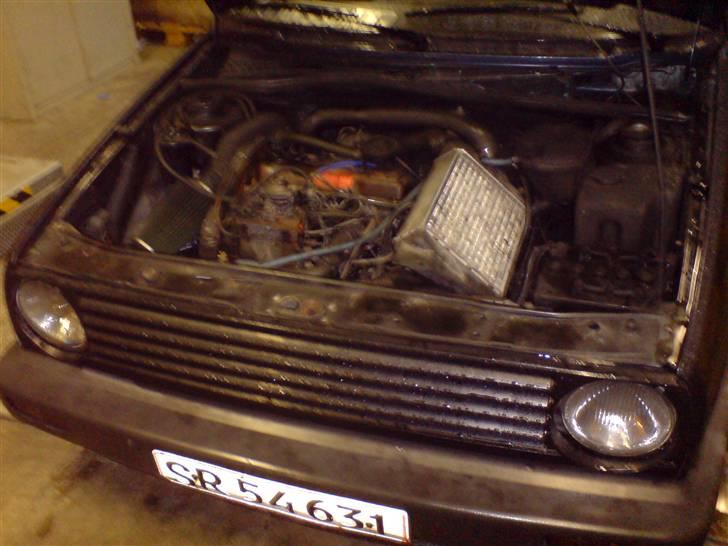 VW Golf 2 GTD ic. skrottet - den grimme motor billede 12