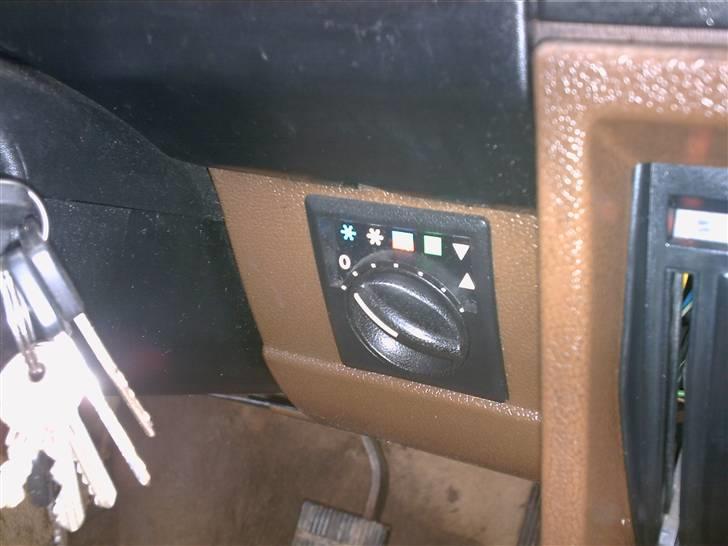 Opel rekord E2 skrotet - Klimajustering billede 9