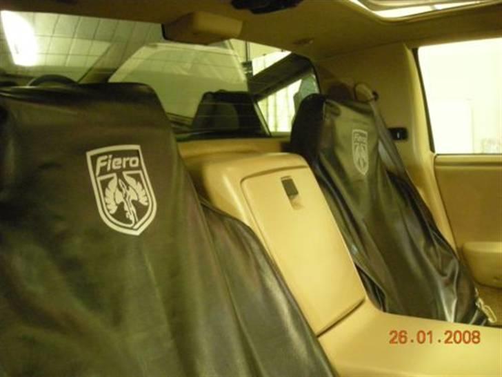 Pontiac Fiero GT !SOLGT! - Hjemmelavet mekanikerovertræk med Fiero logo!! billede 10