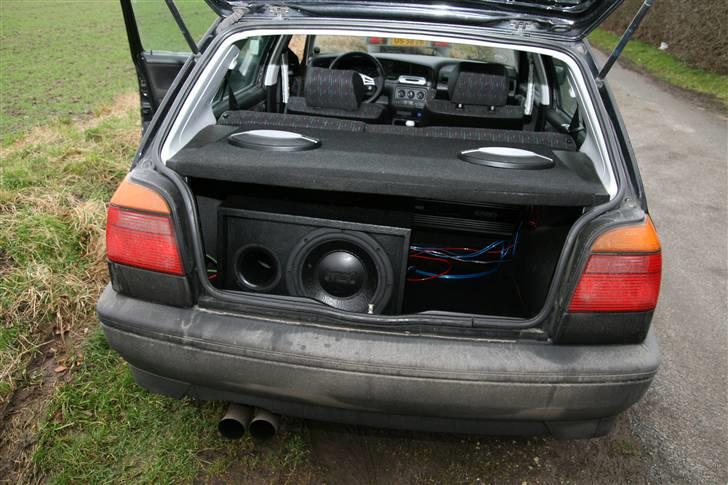 VW Golf 3 solgt - MTX Thunder 7000 den er alt for vild den bas billede 6