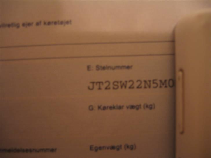 Toyota Mr2 2.0 gti turbo SOLGT - Til dem der ikke tror på at det er en org turbo-model (sw22) billede 14