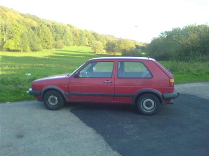 VW Golf  2 diesel - Sådan ¨så den ud da jeg havde hentet den hjem fra frederricia billede 8