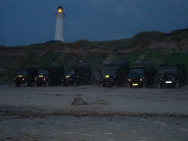 Mercedes Benz unimog 416 - når ligesindet mødes på stranden 2006 billede 4