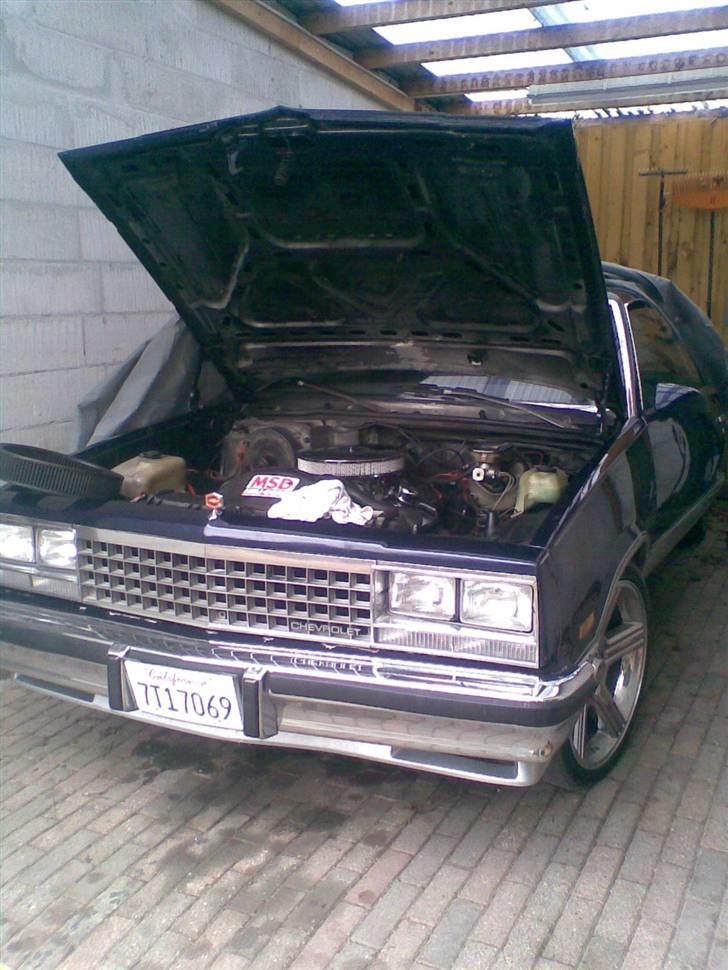 Chevrolet El Camino - Fesent hvidt luftfilter. 3" K&N er kommet på. billede 18