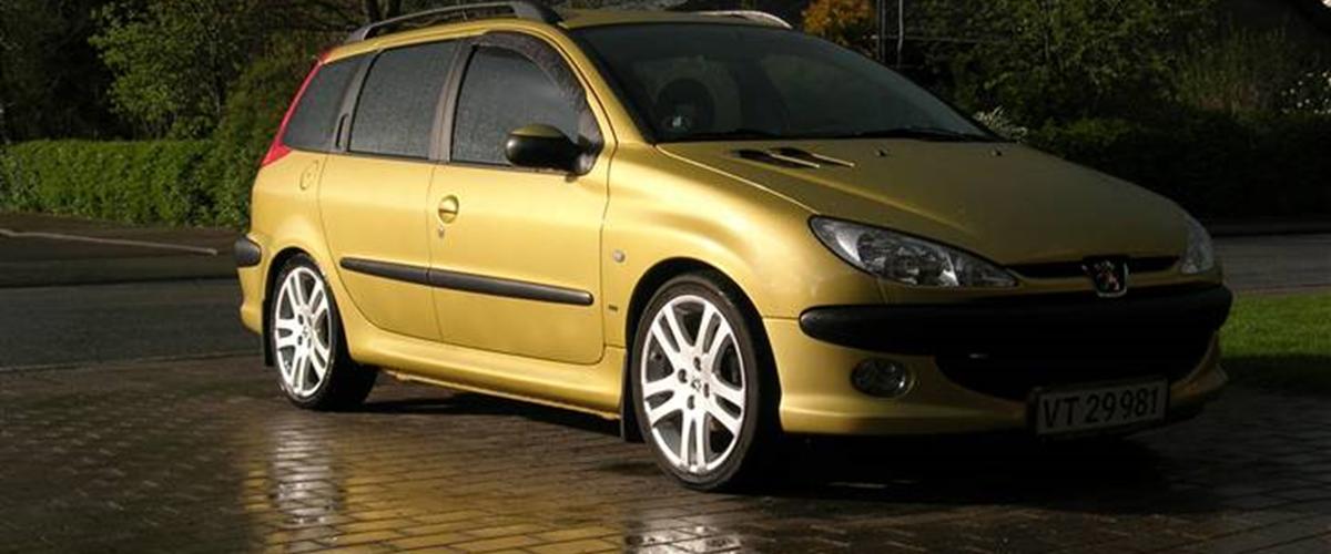 Peugeot 206 SW S16 - 2004 - Lidt data: Højde: 1,460 m B...