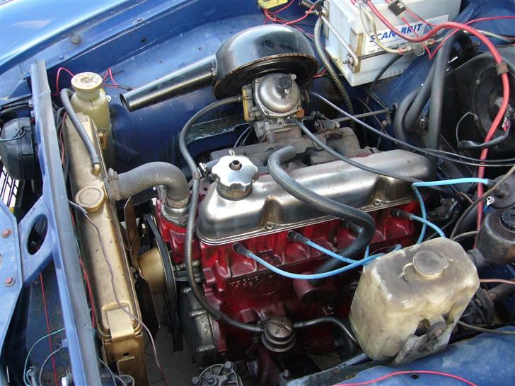 Volvo 122 S Amazon - mangler den sidste finish i motorrummet billede 7