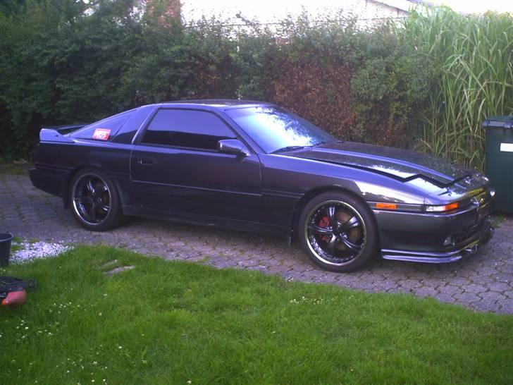 Toyota Supra 3,0 turbo - så kom de nye fælge på :) billede 10
