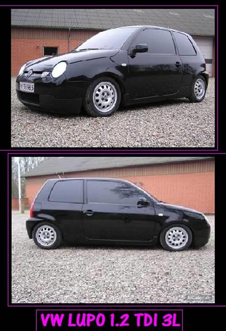 VW Lupo 1,2 TDI 3L - Et par billeder fra tidligere ejer.. Der ka man se når den har gevind undervogn på .. Så lav blir den igen til sommer .. billede 13