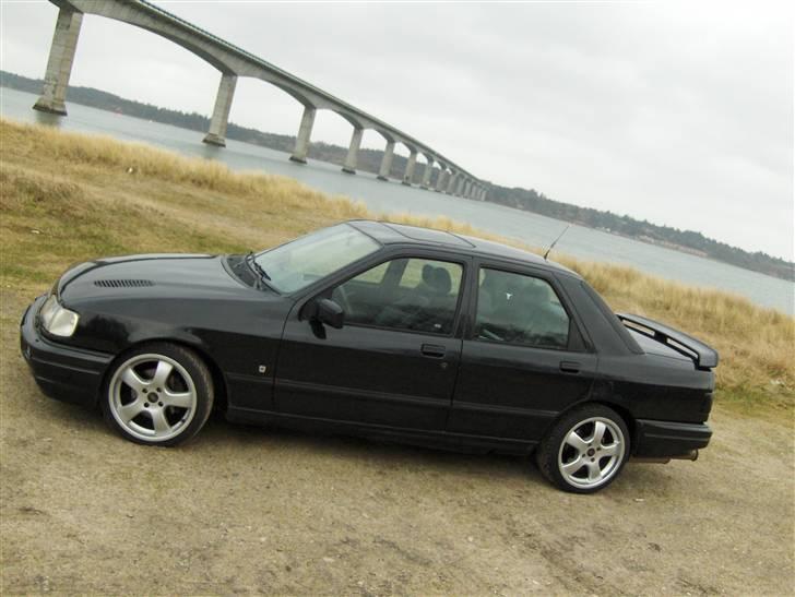 Ford Sierra Cossie 4x4 BYTTET - Så er der kommet 17" på hende. Det pynter da helt vild. billede 18