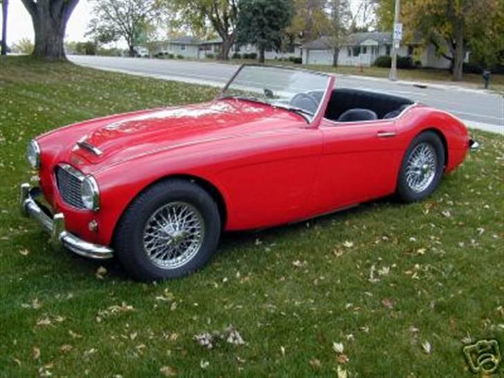 Austin-Morris Austin Healey 3000 MK 1 - billedet er taget af ham der havde den før .. den kommer fra minnesota billede 11