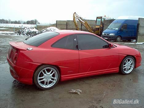 Fiat Coupe Turbo - SOLGT... - Tja, selvom han holder i vinterhi, så skal han jo startes engang imellem...! Det blev han så idag (13 feb)...!!! billede 6