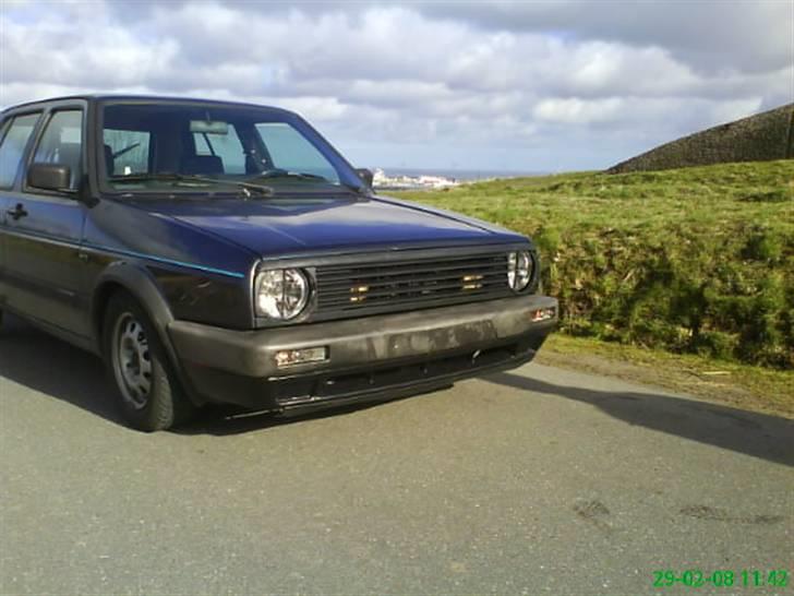 VW golf 2 solgt - røgfarvet side blink billede 18