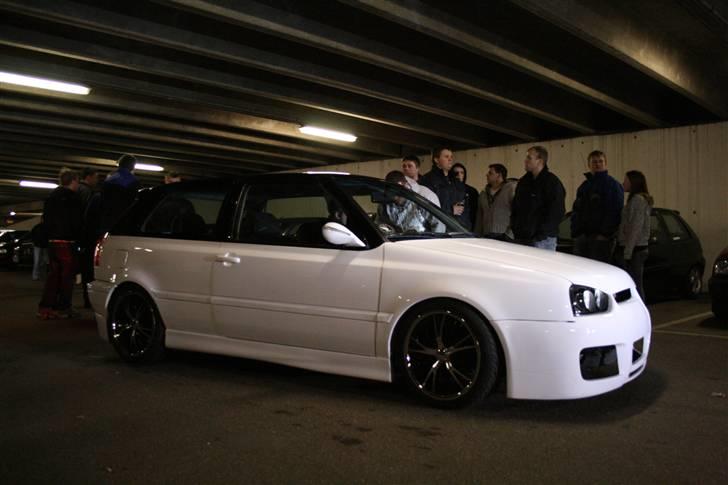 VW Golf 3  1.8 Black / White - 1/3 Træf i viborg billede 11