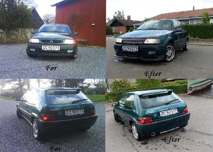 Citroën saxo 1,6i VTS solgt - før og efter billeder mangler sideskørter billede 16