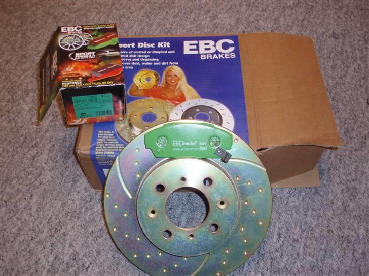 Honda Crx ed9 b16a1 - Ebc Turbo Grove med GreenStuff billede 2