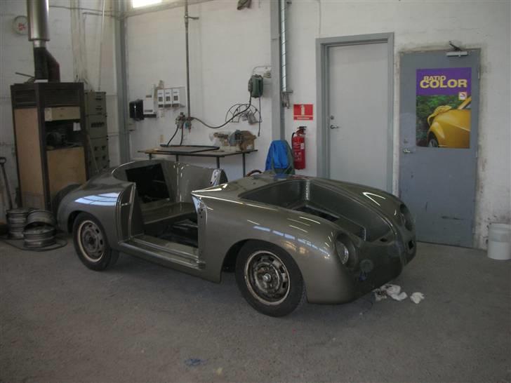 Porsche 356 speedster R - 26/2-08  på vej jhjem fra maleren billede 8