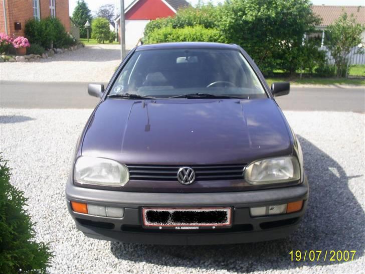 VW Golf 3 1,8 - Også lige da jeg fik den. billede 3