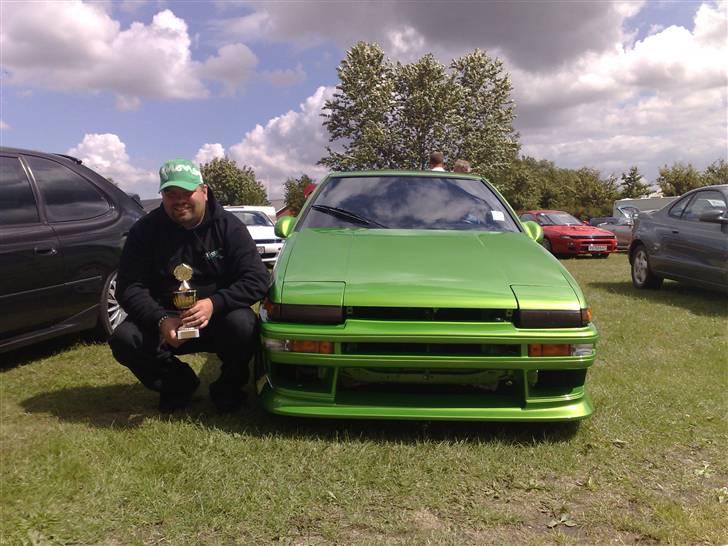 Toyota AE86 Coupé Trueno - Rolla´en vandt 1 plads i sin klasse til jels træf :-) billede 13