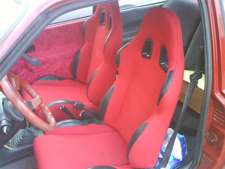Ford escort solgt og død også - så kom der røde sportssæder i bilen fra tyskland af  billede 14