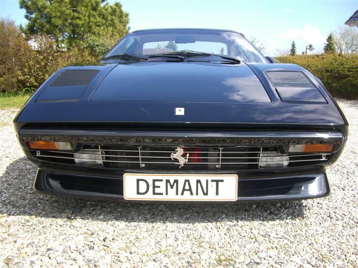 Ferrari 308 GTB (EURO) SOLGT - Da jeg fik bilen havde den et guldbelagt Cavallino (hestelogoet). Det har jeg nu skiftet ud med et forchromet ditto. billede 3