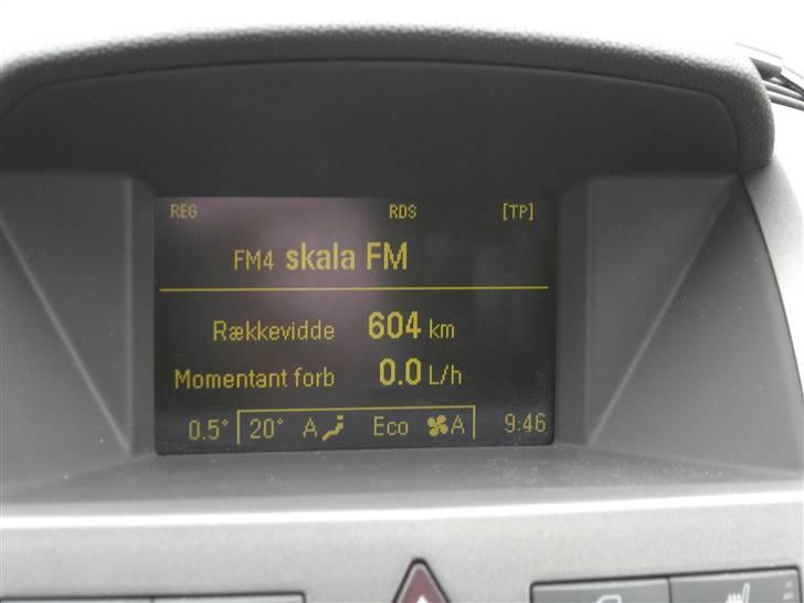 Opel Zafira B CDTi (solgt) - boardcomputer med klimakontrollen billede 8