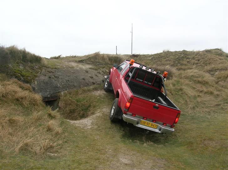 Nissan king cab solgt - hehe, tur på bunker billede 2