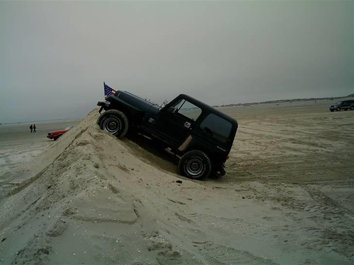 Jeep Wrangler "solgt" - En sjov eftermiddag på Rømø strand billede 2