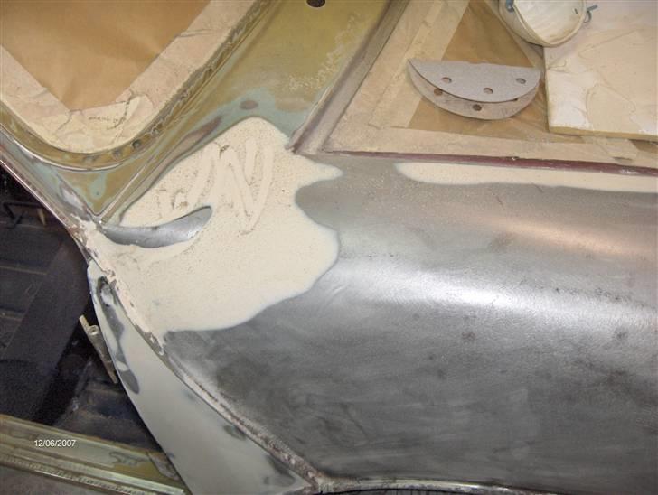 Mini Morris 1000 SOLGT - så kom den til maler,,, lidt forarbejde  billede 5