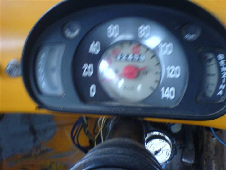 Fiat 600  - Speedometer,, bilen har kun gået 32498 kilometer billede 8