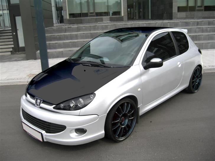 Peugeot 206 GTR - Bilen skal se nogenlunde sådan ud (dette er en tegning) billede 16