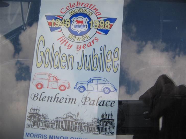 Austin-Morris minor convertible - bilen var med til 50 jubilærium i oxford i 1998 billede 7