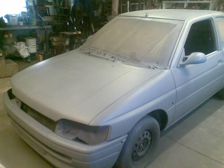 Ford Escort 1.6I MK5 - den blev jo lige grundet først inden lakken kom på billede 11