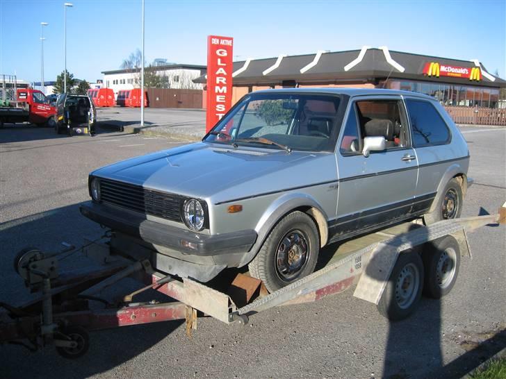 VW Golf 1 gti  - havde lige hentet bilen 13/2 2008 billede 9