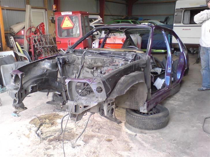 Opel Kadett e gsi 16v. Skrotte - Ja den endte sådan her, godt den var billig. billede 11