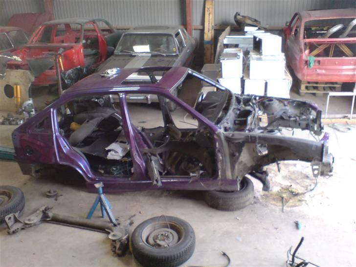 Opel Kadett e gsi 16v. Skrotte - Ja den endte sådan her, godt den var billig. billede 12