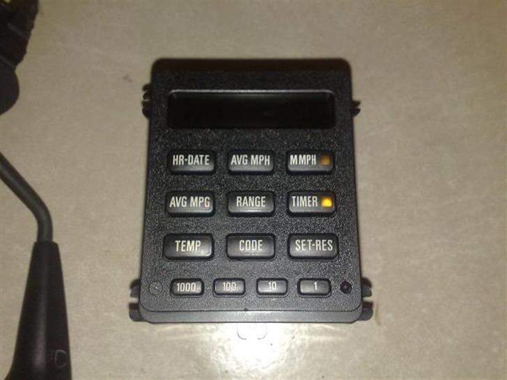 BMW 325 IAX ( SOLGT ) - US Stor model Board computer. billede 11