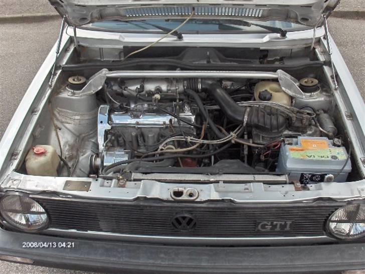 VW golf gti pirelli - denne 1.8 dx motor, bliver skiftet ud med en type pg g60 160 hk. billede 6