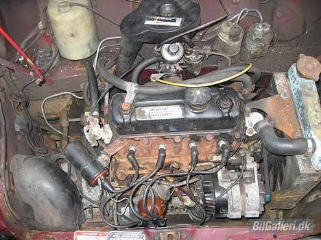 Mini 1000 - Ja dette er jo den lille kære motor. køn er den ikke lige pt. men det er heller ikke det jeg går mest op i, men lidt skal der gøres ved den billede 4