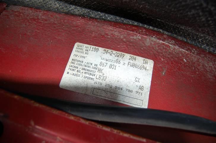 VW Polo II Steilheck *DØD* billede 17