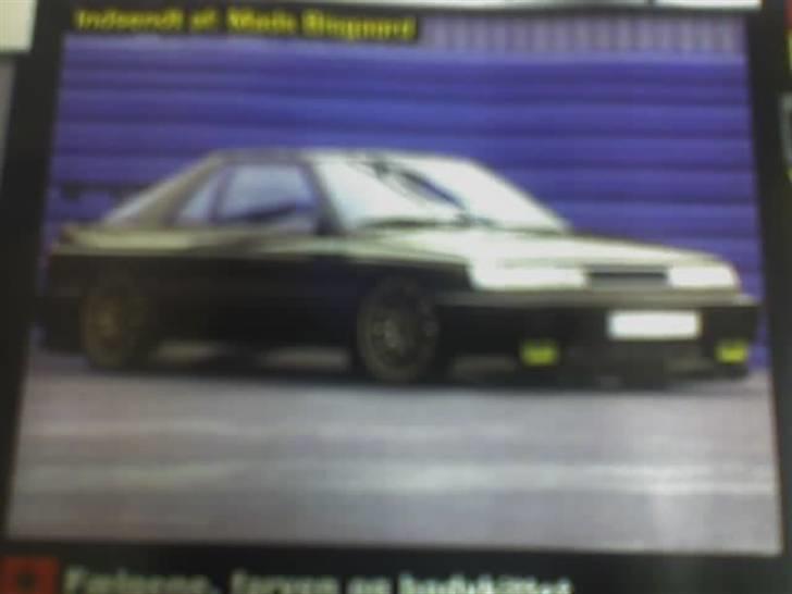 Nissan Sunny Sports Coupé "Solgt - Ja der var en som havde staylet lidt en 1.6 / 8 gti i wmax men fed er den da ;) billede 10