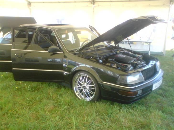 Audi  V8 GANGSTER VIP....SOLGT  - udstiling ved AUDIKLUBDANMARK.....til race i sindal...!!!..her med de nye fælge..!!! billede 18