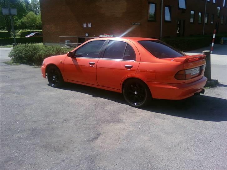 Nissan almera n15 - Med 17" TSW fælge   dårligt billed, de gode er på vej  billede 14