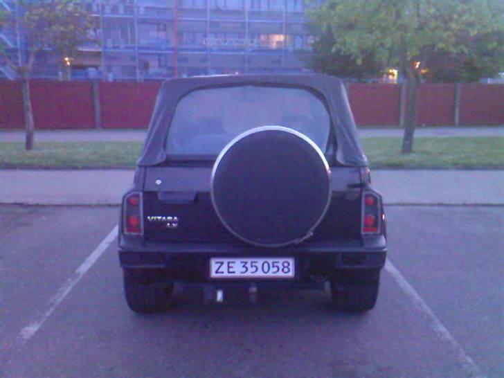 Suzuki Vitara Cabriolet (SOLGT) - Mobil pic med de nye lygter.. Ser sgu ret fedt ud til den hehe  billede 13