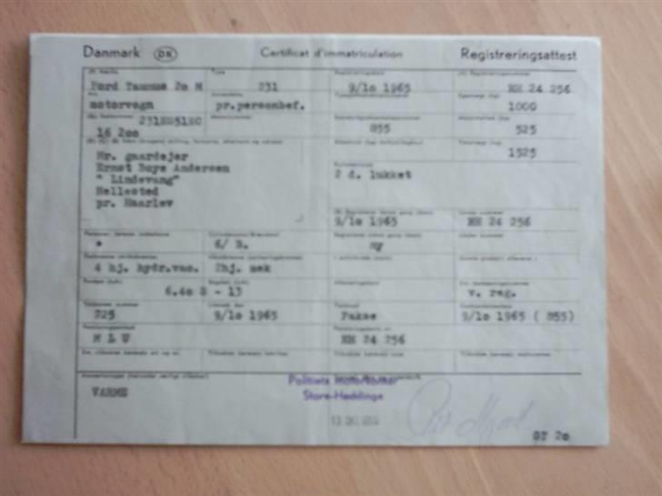 Ford Taunus 20 M TS billede 10