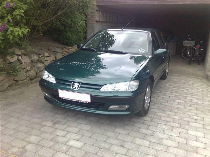 Peugeot 406 2.0 SV turbo SOLGT - det første billede jeg nogensinde fik taget af bilen :) HELT standard billede 14